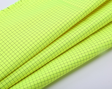渭南check Fluorescent yellow PVC coated Police uniform Raincoat flame retardant fabric