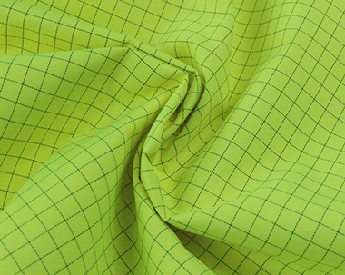 plaid Pu Coating ripstop fabric for hunter suit sanitation uniform tooling