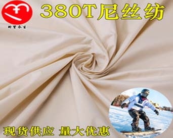 380T 400T 100% nylon taffeta fabric